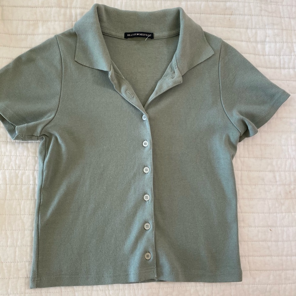 Brandy Melville Sage Top